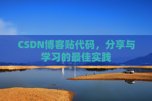 CSDN博客贴代码，分享与学习的最佳实践